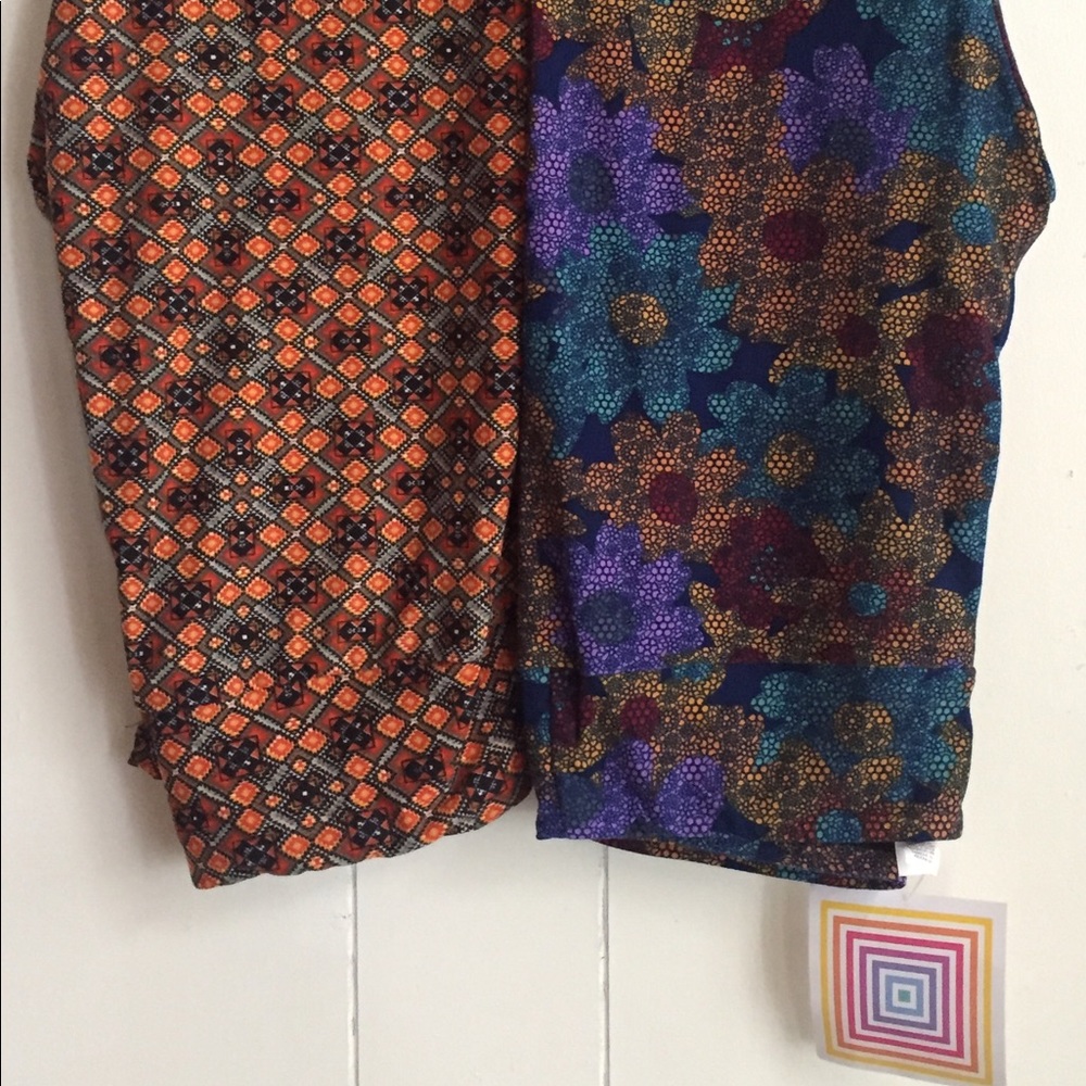 Lularoe Leggings Lot Of 2 OS